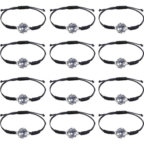 亚马逊手工编织合金棒球足球篮球排球橄榄球手链球队球迷派对礼物