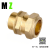 1-Inch-22 Card Sheath Copper Connection Flat Solar Connector Outer Wire Copper Single Joint Hardware Pipe Fittings