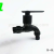 Zinc Alloy Black Paint 4 Points Pointed Washing Machine Mop Pool Balcony Copper Core Quick Opening Faucet Single Cold