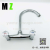 Mexican ElectroplatingFaucet Eight-Inch South American Double-Handle Sink Faucet American Panama Basin Faucet Eight-Inch
