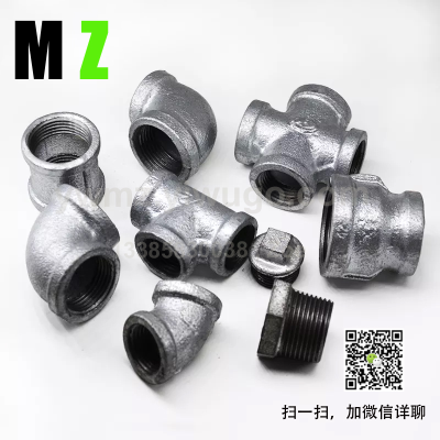  Iron Pipe Fitting Crafts Pipe Fittings Plumbing Pipe Fittings Galvanized Hot Plating Malleable Cast Iron Pipe Fitting