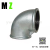 Malleable Cast Iron Pipe Fitting  Hot Dip Galvanized Outer Wire Pipe Direct Hexagonal opposite Wire Inner Connector