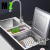 2024 New Design Stainless Steel Overhead Double Bowl Dishwasher Automatic Countertop Dishwasher Smart Kitchen Sink