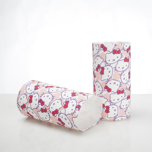 批发隔热防滑防摔硅胶杯套玻璃杯套纯色硅胶水杯套可印制LOGO图案