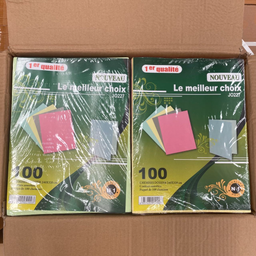 100s 150G chemises  纸文件夹