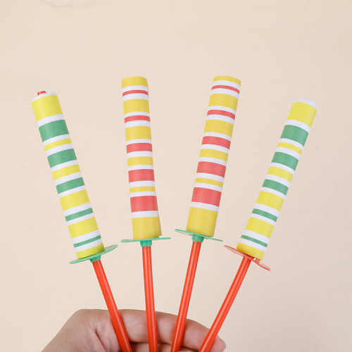 整人伸缩玩具甩棒儿童恶搞纸质彩色小魔术棒道具怀旧地摊学校热卖