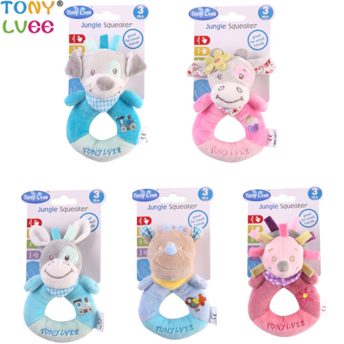 TONY LVEE 动物手抓摇铃