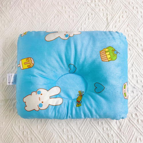 婴儿枕头新生儿0-1岁宝宝用品防偏头定型枕卡通花枕头批发