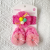 Foreign Trade Bow Mesh European and American Baby Socks Cross-Border Candy Cute Princess Children's Socks Hair Band Set