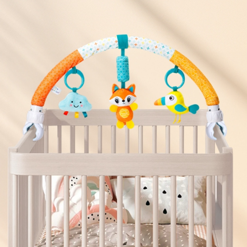 宝宝玩具床铃挂饰夹床头可拆卸摇铃婴儿推车车夹