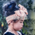 Ins European and American Children's Hair Accessories Diy Cloth Headband Babies' Headgear Baby Headband Nylon Big Bow Headdress Flower