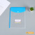 Candy Color File Bag Three-Dimensional Snap Button Transparent Storage Bag Student Test Paper Sorting Bag Stationery and Office Supplies