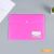 Snap Fastener Closure File Bag for Students Embossed Solid Color File Pocket with Card Bag Documents Pouch TOPKEY Stationery Wholesale 