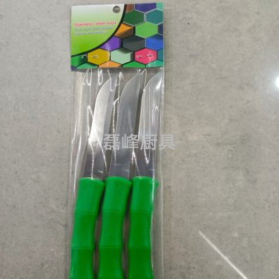SST Fruit Knife Melon and Fruit Peeler Kitchen Portable Knife Pack Knife Used in Kitchen Export Supply