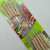 Factory Wholesale Barbecue Tools 10Pc Barbecue round Needle Steel Stick Wooden Handle BBQ Sticks