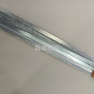 10pc50cm Middle Hole Flat Needle Flat Stick Steel Brazing Bake Needle Barbecue Iron Stick