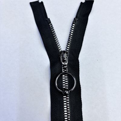 New 5# Resin Zipper Metal Circle Pull Head