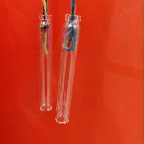 Wind Chime Class Ornaments Glass Bottle Ornament Accessories Dyi Handmade Glass Accessories 8.5 * 63mm