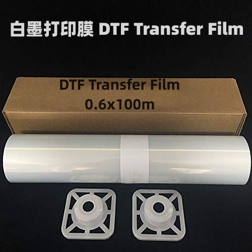 white ink heat transfer pet digital printing film 60cm * 100m shake powder white ink heat transfer film dtf heat transfer film
