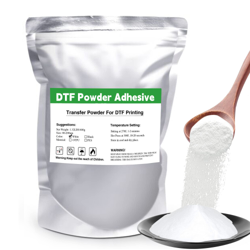 dtf transfer hot stamping film adhesive powder 1kg rubber powder soft elastic washable dtf powder adhesive