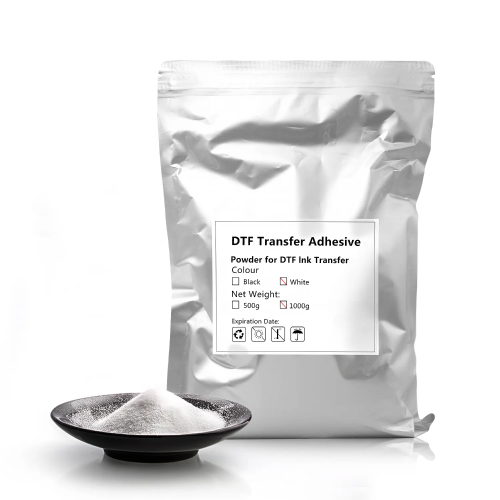 DTF Thermal Transfer Printing Heat Transfer Film Rubber Powder White 1kg Rubber Powder DTF Powder Adhesive