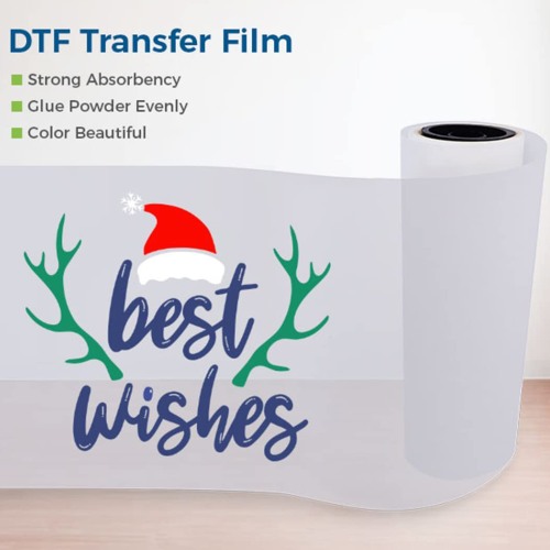 dtf white ink hot stamping digital printing film 60cm * 100mdtf transfer film heat transfer film