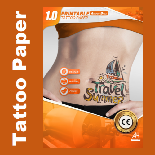 Tattoo Paper Transparent Printing Tattoo Sticker Paper Tattoo Sticker Paper Adhesive Sticker Waterproof Printing Tattoo Sticker
