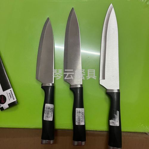 plastic handle fruit knife cleaver kitchen knives