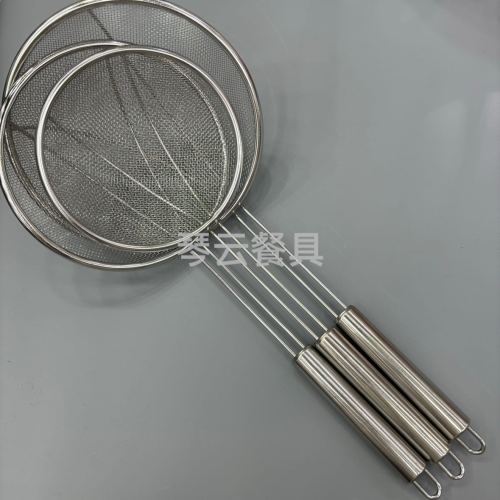 kitchen supplies stainless steel line drain deep frying spoon kitchenware