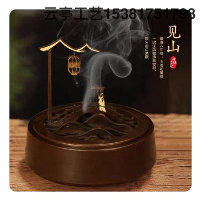 2023 New Incense Burner Mid-Autumn Festival Gift Middle East Ceramic Backflow Incense India Fragrant