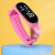 Foreign Trade TikTok M3 Waterproof Children's Doll Cartoon Primary School Boys and Girls Sports Touch Screen LED Electronic Bracelet Watch