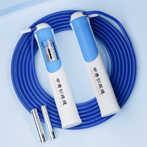 6539 Factory Direct Senior High School Entrance Examination Training Skipping Rope （Weight Bearing） counting Skipping Rope Wear-Resistant Non-Slip Steel Wire Jump Rope