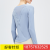 New Quick-Drying Exercise Top Back Mesh Stitching Long Sleeves T-shirt Women Can Wear outside Loose Fitness Yoga Clothes
