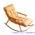 Living Room Light Luxury Rocking Chair Recliner Adult Balcony Home Leisure Chair Foldable Lunch Break Lazy Sofa Rocking Chair