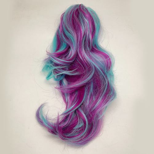 wig ponytail female big wave artificial hair grip high ponytail long curly hair natural fake braid