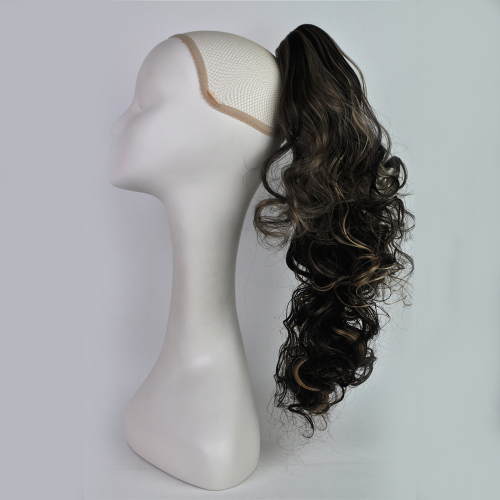 wig european and american ladies claw clip ponytail long curly hair tiger card clip ponytail braid factory supply wholesale customized
