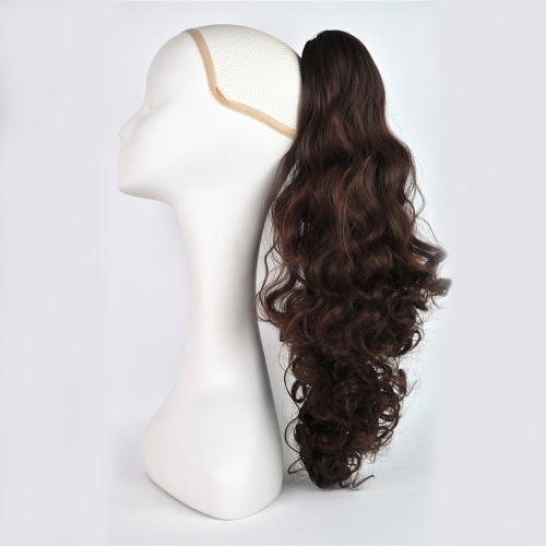 european and american short curly hair big wave grip ponytail hight ponytail ponytail wig