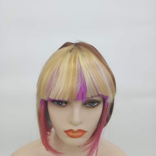 wig female wave head gentle reduction age multicolor whole head cover