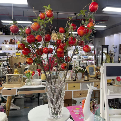 216 New Artificial Flower Pomegranate 4 Pieces