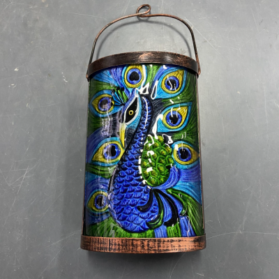 American Country Peacock Solar Lamp Ornaments 9469
