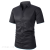 New stylish solid color business men's short sleeve work shirt