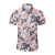 2024 New design casual button up printing hawaiian short sleeve shirts beach for men