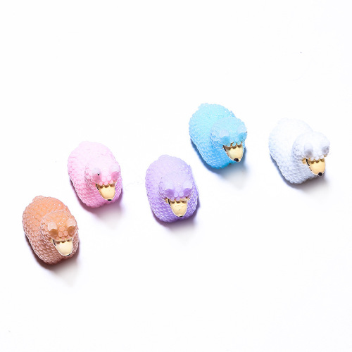 饰品配件树脂配件手机壳美容diy手工材料仿真立体彩色羊驼