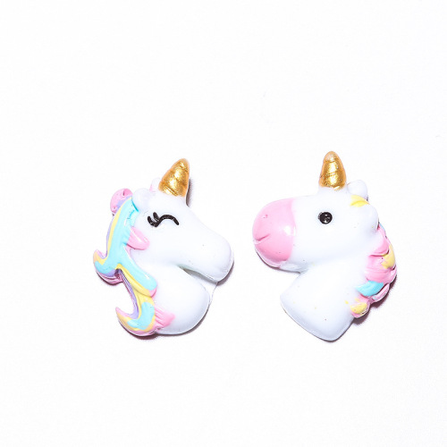 饰品配件树脂配件手机壳美容diy手工材料树脂贴片独角兽天马
