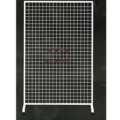 Iron Net Shelf Rack Display Stand Mesh Frame with Wheels