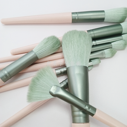 10 makeup brushes set student cheap super soft portable loose powder eyeshadow brush full set of beauty tools