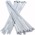 Cable Zip Ties 4.6x250 Zip Ties Durable Stainless Steel Heavy-Duty Multi-Purpose Self-Locking Cable Ties
