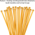 Cable Zip Ties, Various Sizes, Self-Locking 4/6/8/10/12 Inch Garden and Workshop (Gold)