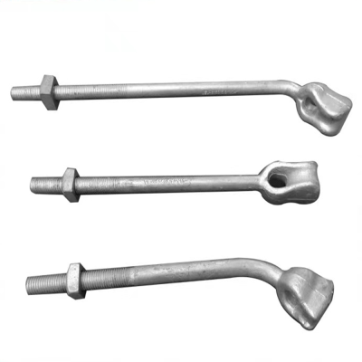 Forging Power Pulling Rod Power Pull Rod Hot Dip Galvanized Power Accessories Tiger Head Nut Galvanized Pulling Rod