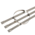 Stainless Steel Ribbon 304 Steel Metal Zip Ties Rolling Self-Locking Quick Installation for Heavy Cable Management